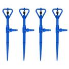 Kit 4 Aspersor P4 com Haste Irrigação Hortas Jardim Estufas