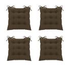 KIT 4 Assentos Almofadas Futon Cadeira Grande Decorativa Sofá Poltrona Fita Para Amarrar 40x40cm