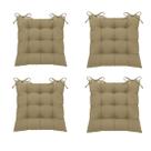 Kit 4 Assentos Futton 40x40cm C/Fitas Amarrar Diversar Cores Futon Para Cadeiras Banquetas Almofadas Kit 4 Assentos Futton 40x40cm C/Fitas Amarrar Diversar Cores Futon Para Cadeiras Banquetas Almofadas