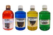 Kit 4 Azeites Para Unção Perfumado Mirra Acácia Bálsamo Nardo 500ml Cada