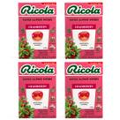 Kit 4 Bala Importada Cranberry Ricola Zero Açúcar 28Gr Suíça