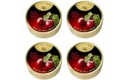 Kit 4 Balas Cherry Cavendish & Harvey Lata 200 Gramas