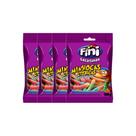 Kit 4 Balas de Gelatina Fini Minhocas Cítricas Sortidas 100g