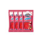 Kit 4 Balas Fini Tubinho de Morango Doce 80g