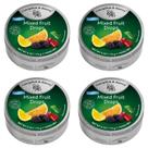 Kit 4 Balas Frutas Zero Açucar Cavendish Mixed Lata 175 Gr