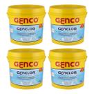 Kit 4 Balde Genclor Granulado Estabilizado 7,5kg Genco