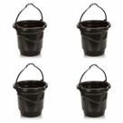 Kit 4 Baldes Graduados 18L com Bico Preto Ercaplast Kit 4 Baldes Graduados 18L com Bico Preto Ercaplast