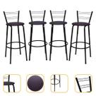 Kit 4 Banco Banquetas Alta Banco Para Cozinha Bar Balcão Bistro Bancada Area Gourmet Lazer Itagold
