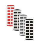 Kit 4 Bandeja Cubos Gelo 12 Cavidades Fundo Silicone Forma Multiuso Cozinha Utensílio Drinks Freezer