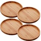 Kit 4 Bandeja de Bambu Redonda 20cm Decorativa Cantinho Café Mesa Posta Organizar Servir Petiscos Queijo Churrasco Lyor Kit 4 Bandeja de Bambu Redonda 20cm Decorativa Cantinho Café Mesa Posta Organizar Servir Petiscos Queijo Churrasco Lyor