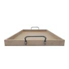 Kit 4 Bandejas Retangular Lisa Simples com Alça P,m,g,gg Mdf 6mm Madeira