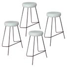 Kit 4 Banqueta Banco Aço Média Cozinha Bar Balcão 63cm Bege Kit 4 Banqueta Banco Aço Média Cozinha Bar Balcão 63cm Bege