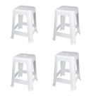 Kit 4 Banqueta Mor Bela Vista - Branco Suporta Ate 120 Kg