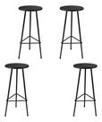 Kit 4 Banquetas Alta de Alumínio Ibiza 70cm Aluminium Decor