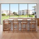 Kit 4 Banquetas Assento Encosto Estofado em Sintetico Hellen cor:imbuia com sintetico whisky Kit 4 Banquetas Assento Encosto Estofado em Sintetico Hellen cor:imbuia com sintetico whisky