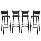 kit 4 Banquetas Cadeiras Bancos Altas Balcão Ilha Bar Bancada Cozinha Gourmet Área de Lazer 70cm