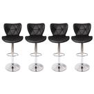 Kit 4 Banquetas Slim Formiga Estofada Para Bar Balcão Cozinha Americana Giratória Regulagem Altura Kit 4 Banquetas Slim Formiga Estofada Para Bar Balcão Cozinha Americana Giratória Regulagem Altura