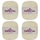 Kit 4 Barbantes EuroRoma Especial 500 Gramas Fio n 3 Branco e Cru Crochê Kit 4 Barbantes EuroRoma Especial 500 Gramas Fio n 3 Branco e Cru Crochê