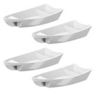 Kit 4 Barcos Travessa Barca para Sushi Sashimi Japonês 28cm