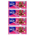 Kit 4 Barra de Chocolate Lacta Recheada Sonho de Valsa 98g