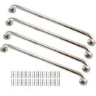 Kit 4 Barras de Apoio Banheiro 60cm para Deficientes Físicos e Idosos Kit 4 Barras de Apoio Banheiro 60cm para Deficientes Físicos e Idosos