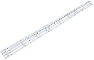 Kit 4 barras de led para tv 50pug6513 50puf6192 le50u7970 02d500409000-x1 9 leds