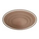 Kit 4 Base Oval Tamanhos Diversos MDF Cru para Cesto Crochê Fio de Malha