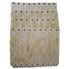 Kit 4 Bases Descanso Panela Madeira Retangular Marfim 27cm x 21cm
