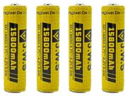 Kit 4 Baterias 18650 15800mAh 4.2V Super Potente Gold JWS