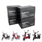 Kit 4 Baterias 48V 20Ah Ciclo Profundo Universal para Bicicleta Elétrica Kit 4 Baterias 48V 20Ah Ciclo Profundo Universal para Bicicleta Elétrica