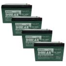 Kit 4 Baterias Selada Gel Ciclo Profundo Duran 16ah 12v 6-dzm-12