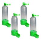 Kit 4 Bebedouros Caçula para Pássaros 100ml Tam. Médio Cores