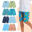 Kit 4 Bermuda Tactel Sortidas Shorts Menino Infantil Masculino Moda Praia