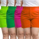 Kit 4 Bermudas Plus Size Confortável e Versátil Com Zíper