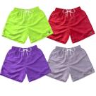Kit 4 Bermudas Short Praia Neon Mauricinho Verão Cordão 027