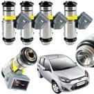 Kit 4 Bico Injetor Ford Fiesta 1.6 Flex 2007 A 2013 IWP212
