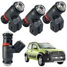 Kit 4 Bico Injetor Uno 1.4 8V Fire Flex 2009 Diante MBIPE010