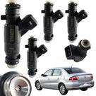 Kit 4 Bico Injetor Voyage 1.6 Flex 2008 A 2012 0.280.156.403