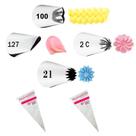 Kit 4 Bicos De Confeitar (2 Pequenos E 2 Grandes) Wilton Nfe Kit 4 Bicos De Confeitar (2 Pequenos E 2 Grandes) Wilton Nfe