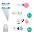 Kit 4 Bicos De Confeitar Cake Brasil 2c 127 1m E 113 2 Sacos