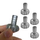 Kit 4 Bicos De Torneira De Metal 3/4" X 1/2" Mangueiras Uso Doméstico Borrachas Londrina