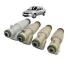 Kit 4 Bicos Injetor Renault Logan 1.6 8V Flex 2007 a 2013