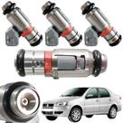 Kit 4 Bicos Injetor Siena 1.4 Flex IWP046 Fiat 501.039.02