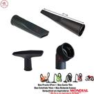 Kit 4 Bicos, Redondo Escova + Fresta 27cm + Fresta 15cm + Tecido 14cm Aspiradores Mondial Diversos Kit 4 Bicos, Redondo Escova + Fresta 27cm + Fresta 15cm + Tecido 14cm Aspiradores Mondial Diversos