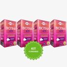 Kit 4 BIOTINA MASTIGAVEL 45MCG C/60 COMP QUALYNUTRI