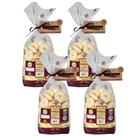 Kit 4 Biscoito Polvilho com Leite de Coco Fruta Natural