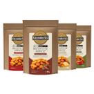 Kit 4 Biscoitos de Arroz Vicente Só 100g Churrasco Pimenta Queijo Tomate Snack Crocante Sem Glúten
