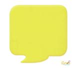 Kit 4 Blocos de Notas Adesivo Bate Papo Eagle Cores:Amarelo Kit 4 Blocos de Notas Adesivo Bate Papo Eagle Cores:Amarelo