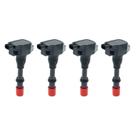 Kit 4 Bobina De Ignição Denso Dianteira Honda Fit 1.4 8v 2004 a 2008 Kit 4 Bobina De Ignição Denso Dianteira Honda Fit 1.4 8v 2004 a 2008