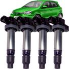 Kit 4 Bobina Ignição Etios 1.3 1.5 Flex 2013 2014 2015 2016